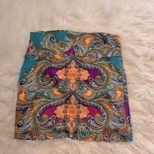 Colorful stretchy skirt